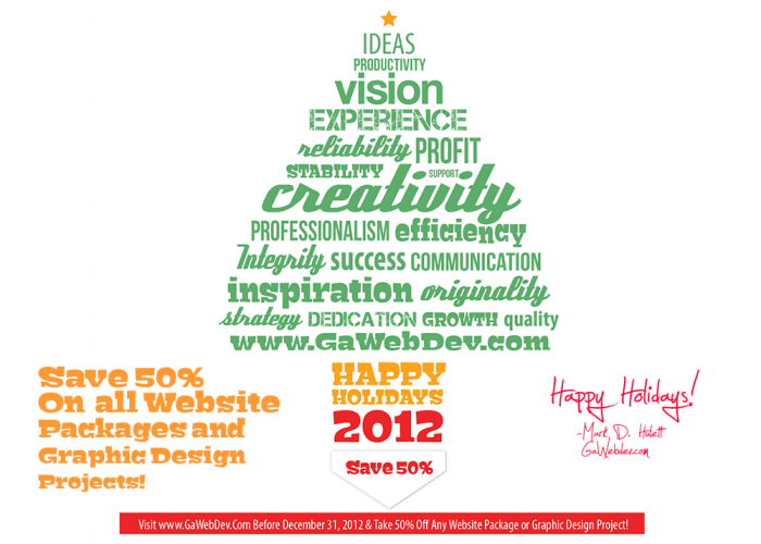 50% Off Any Website Package!