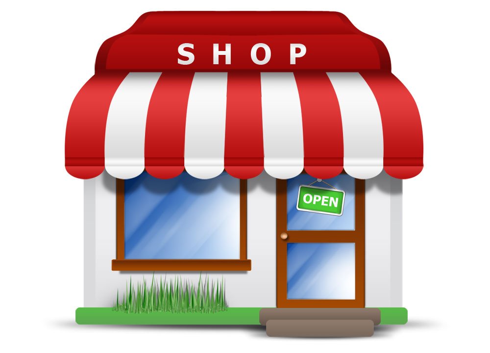 image of a business shop open marketing tips georgia web development